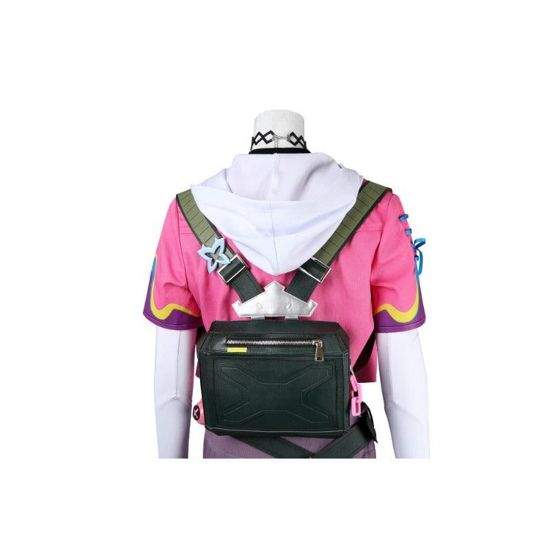 Valorant Clove Cosplay Costume - Pink Coat, Shirt, Pants, Game Suit for Women