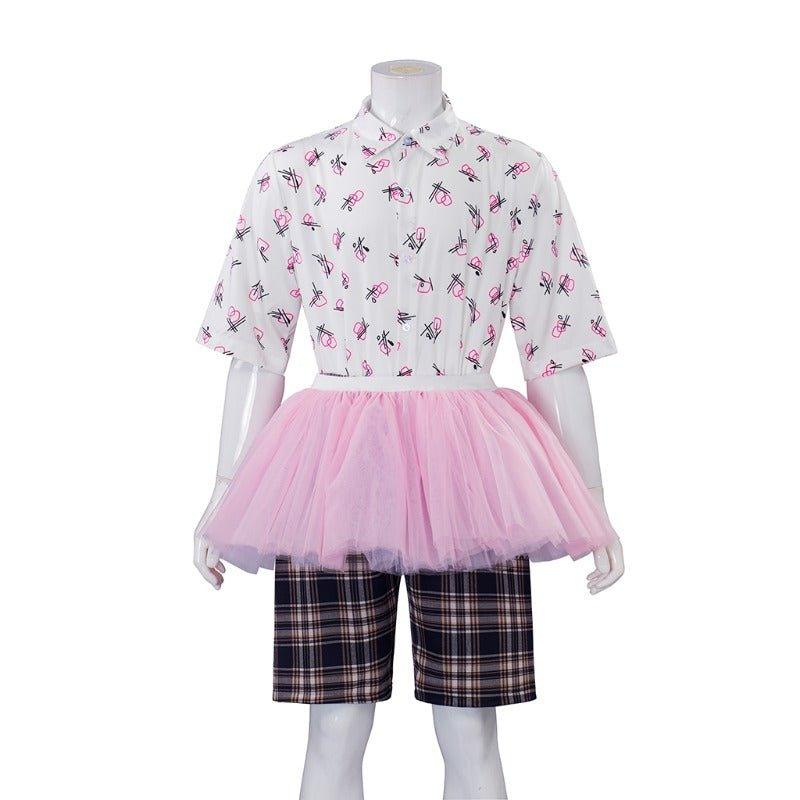 Ace Ventura Cosplay Costume - Pink Tutu Skirt Outfit for Adults | Halloween & Theme Parties - Coscosmos