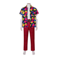 Ace Ventura Pet Detective Cosplay Costume Hawaiian Shirt Pants Belt Full Set - Coscosmos