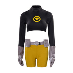 Teen Girls' Terra Cosplay Costume - Titan Superhero Suit for Halloween