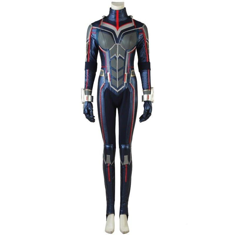 Adult Women Superheroine Ant 2 Wasp Cosplay Costume with Full Props and Boots for Halloween - Coscosmos