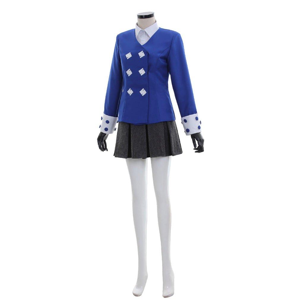 Adult Women’s Blue Suit Coat Dress Carnival Costume for Halloween and Theme Parties - Coscosmos