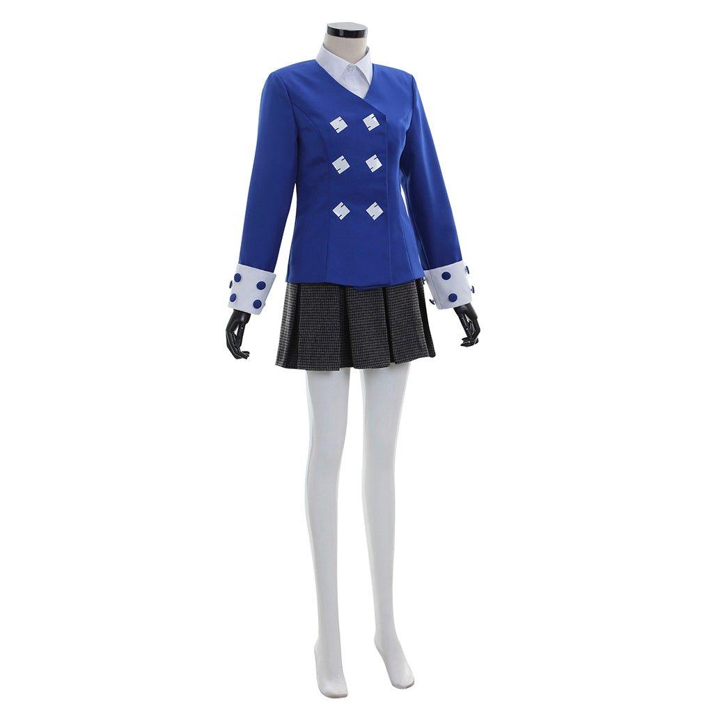 Adult Women’s Blue Suit Coat Dress Carnival Costume for Halloween and Theme Parties - Coscosmos