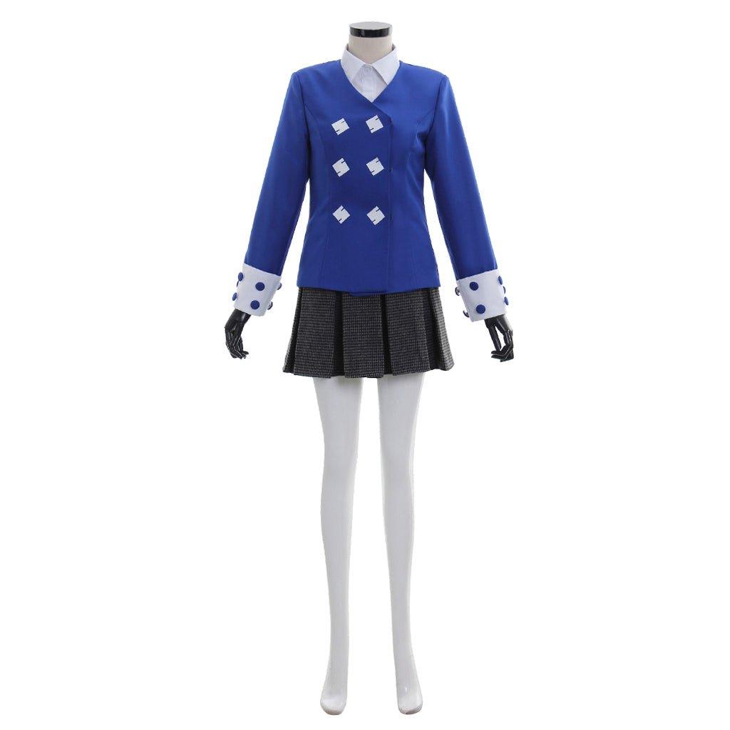 Adult Women’s Blue Suit Coat Dress Carnival Costume for Halloween and Theme Parties - Coscosmos