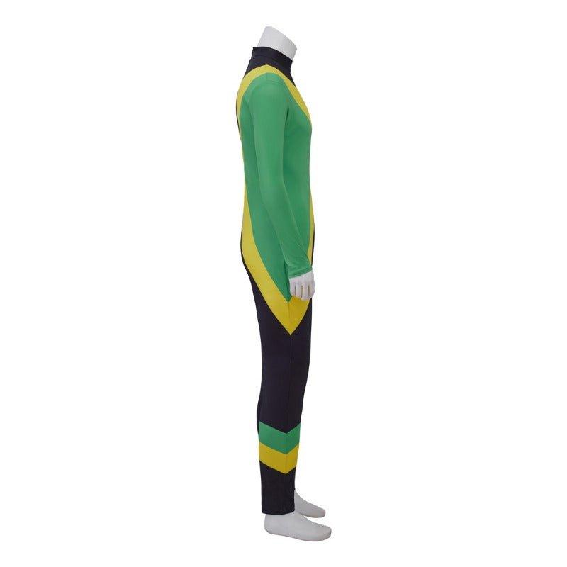 Adults Cool Runnings Jamaican Bobsled Team Cosplay Bodysuit for Ice Sliding - Coscosmos