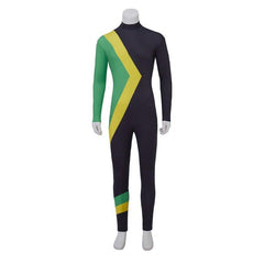 Adults Cool Runnings Jamaican Bobsled Team Cosplay Bodysuit for Ice Sliding - Coscosmos