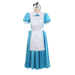 Alice in Wonderland Blue Cosplay Dress | Alice Halloween Party Show Costume - Coscosmos