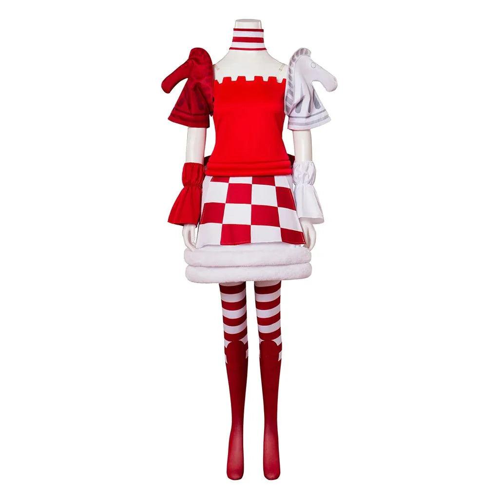 Alice Madness Returns Cosplay Checkmate Chess Dress Lolita Costume for Halloween Parties - Coscosmos