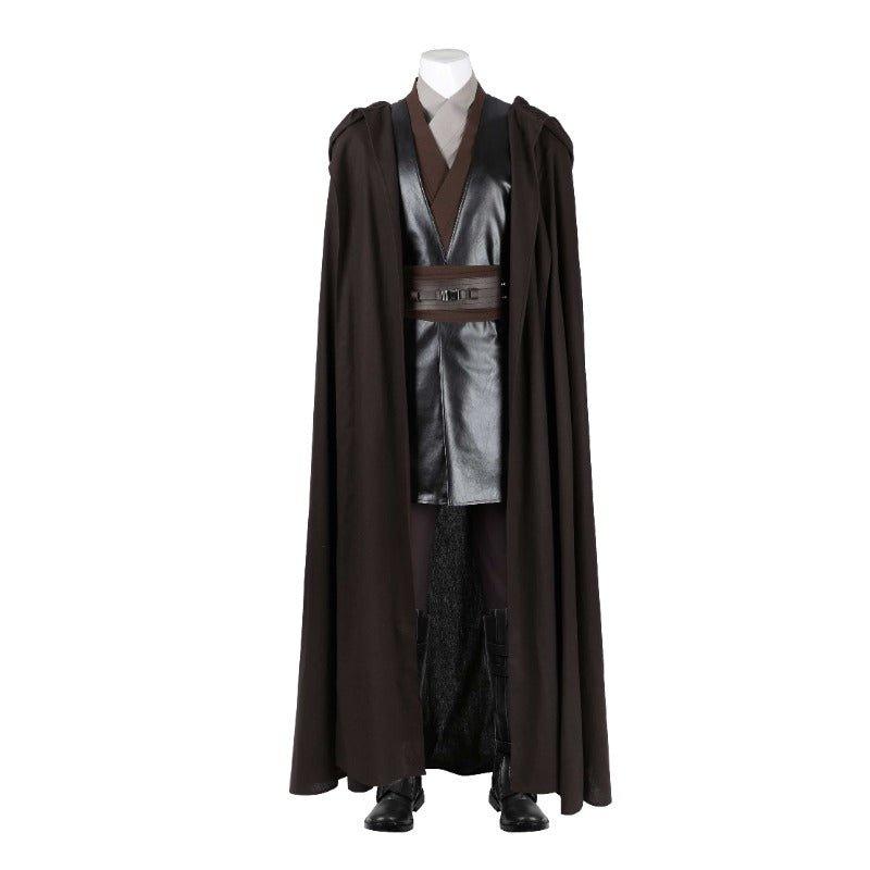 Anakin Skywalker Cosplay Costume - Darth Vader Jedi Knight Cape Halloween Outfit Custom Made - Coscosmos