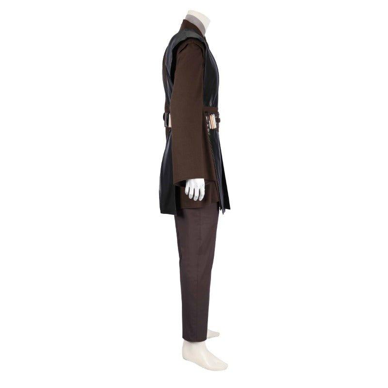 Anakin Skywalker Cosplay Costume - Darth Vader Jedi Knight Cape Halloween Outfit Custom Made - Coscosmos