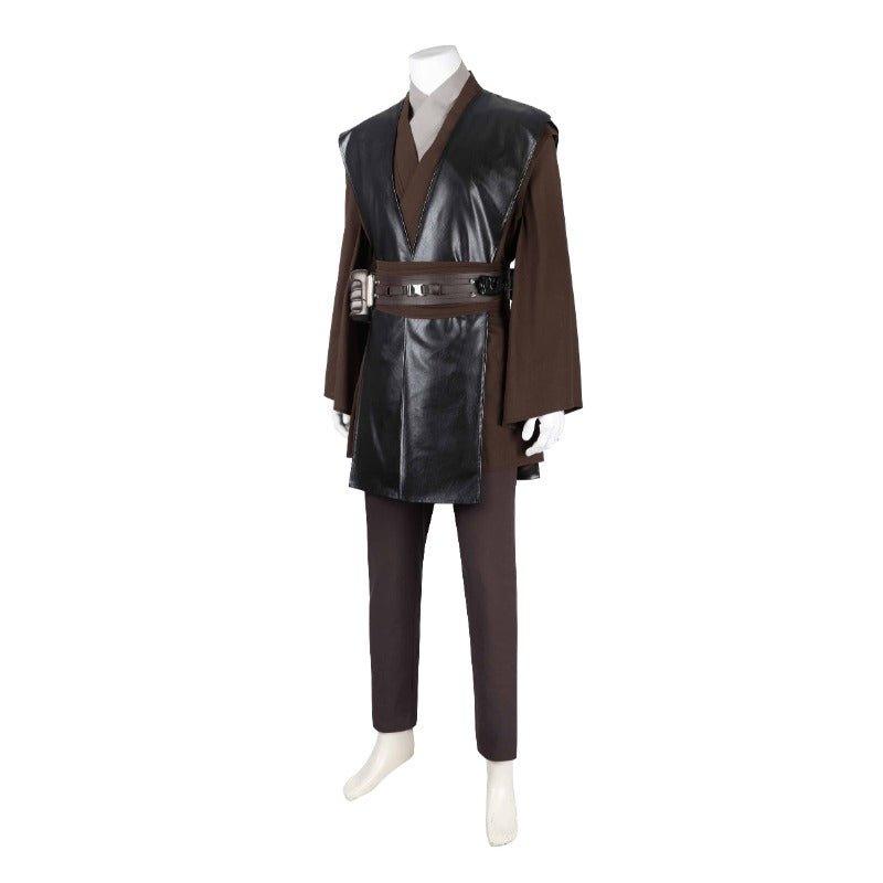 Anakin Skywalker Cosplay Costume - Darth Vader Jedi Knight Cape Halloween Outfit Custom Made - Coscosmos