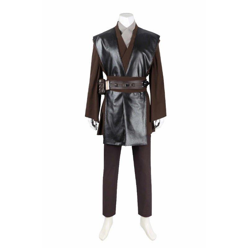 Anakin Skywalker Cosplay Costume - Darth Vader Jedi Knight Cape Halloween Outfit Custom Made - Coscosmos