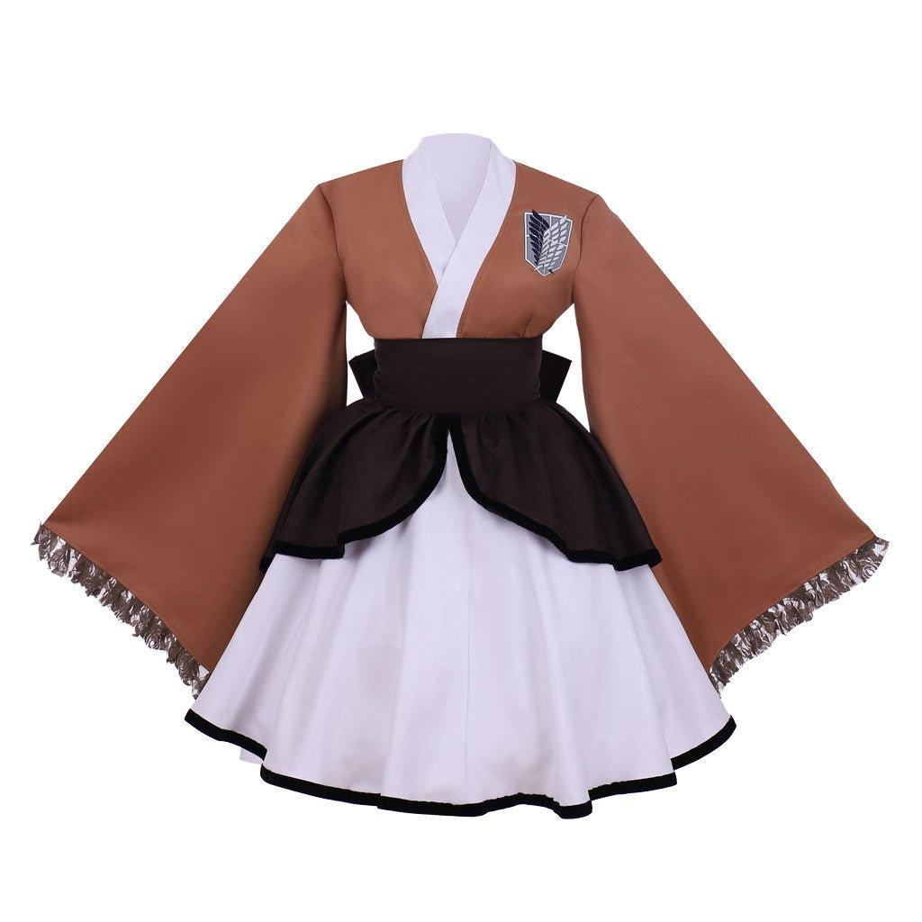 Anime Attack on Titan Mikasa Ackerman Cosplay Costume - Coscosmos