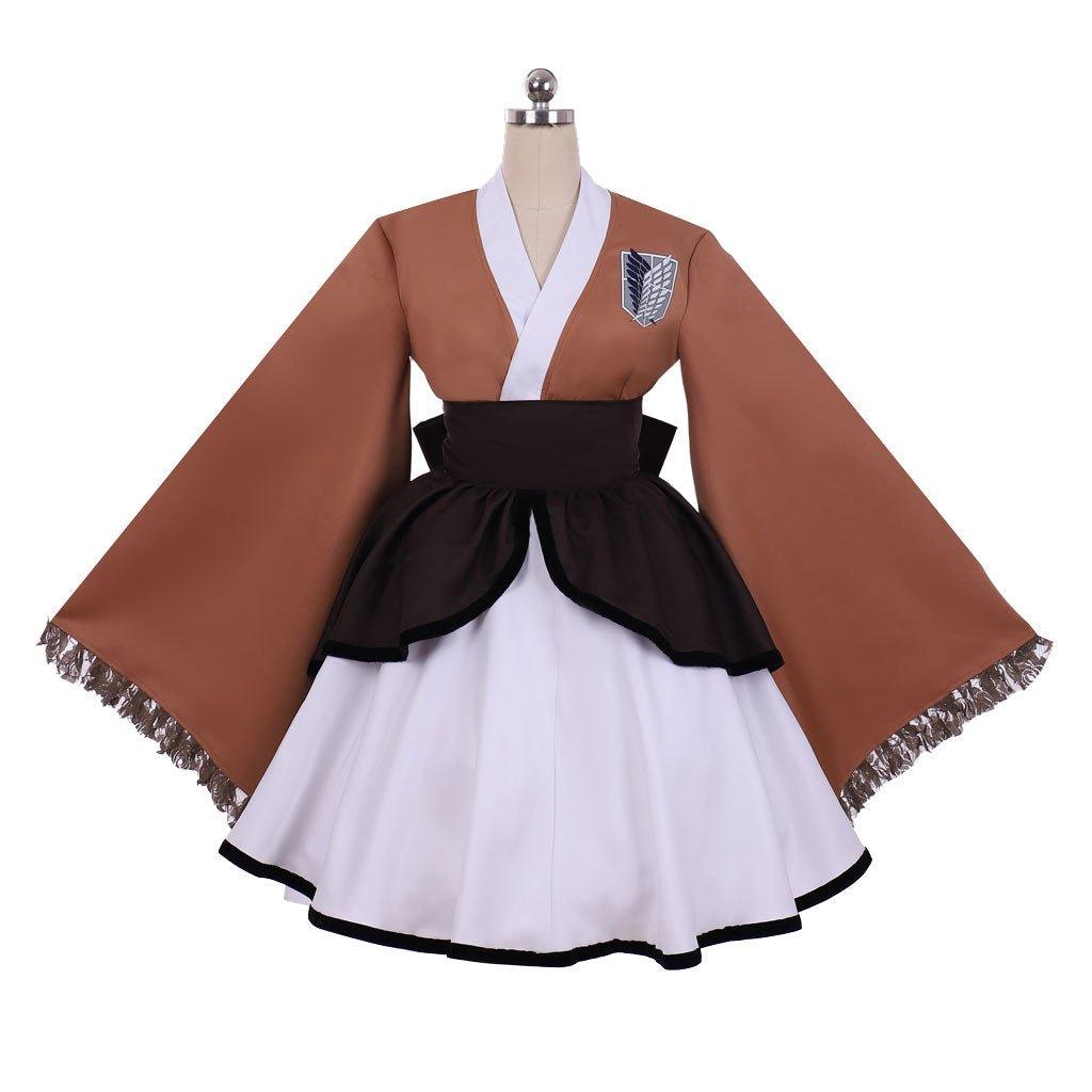 Anime Attack on Titan Mikasa Ackerman Cosplay Costume - Coscosmos