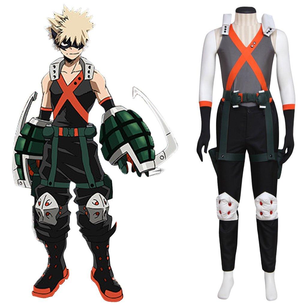 Anime My Hero Academia Cosplay Costume for Men - Katsuki Bakugo Hero - Coscosmos