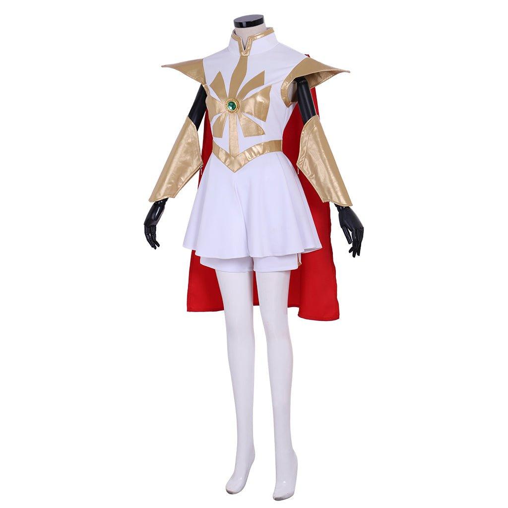 Anime She - Ra Princess of Power She Ra Cosplay Dress Costume Dress Cloak - Coscosmos