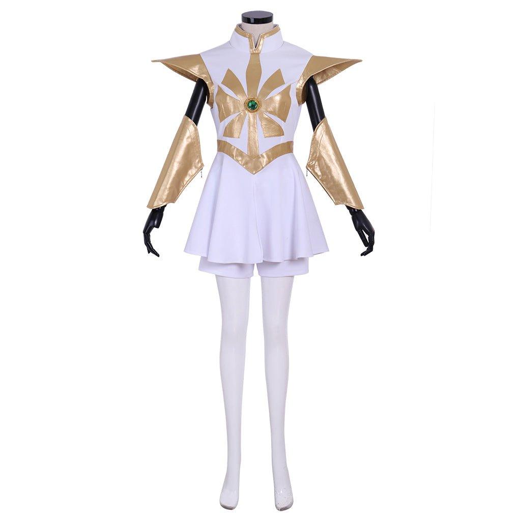 Anime She - Ra Princess of Power She Ra Cosplay Dress Costume Dress Cloak - Coscosmos