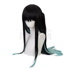 Anime Tokitou Muichirou Cosplay Wig Rose Net Synthetic Fiber Adjustable Size Heat Resistant Cap Comb Halloween Cos - Coscosmos