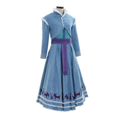 Anna Princesa Cosplay Costume | Adult Women’s Shirt, Skirt, and Coat Suit for Halloween & Disney Events - Coscosmos