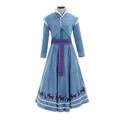 Anna Princesa Cosplay Costume | Adult Women’s Shirt, Skirt, and Coat Suit for Halloween & Disney Events - Coscosmos