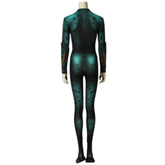 Aquaman Mera Jumpsuit Cosplay Costume for Women - Sexy Zentai Bodysuit - Coscosmos