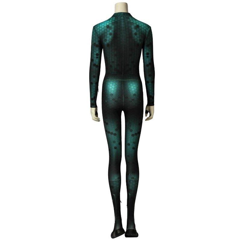 Aquaman Mera Jumpsuit Cosplay Costume for Women - Sexy Zentai Bodysuit - Coscosmos