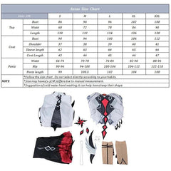 Arlecchino Cosplay Costume Genshin Impact Fatui Servant Snezhnaya Arlecchino The Knave Halloween Costumes Men Uniform - Coscosmos