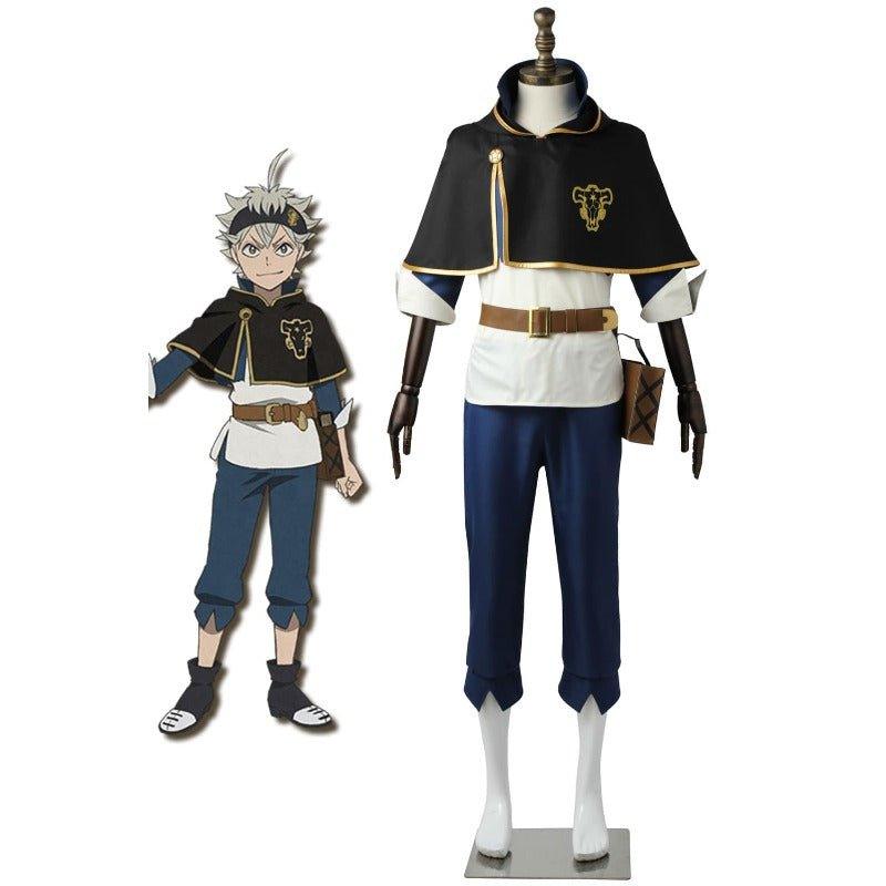 Asta Cosplay Costume Magic Knight Cloak Uniform Full Set | Black Clover Halloween Outfit - Coscosmos