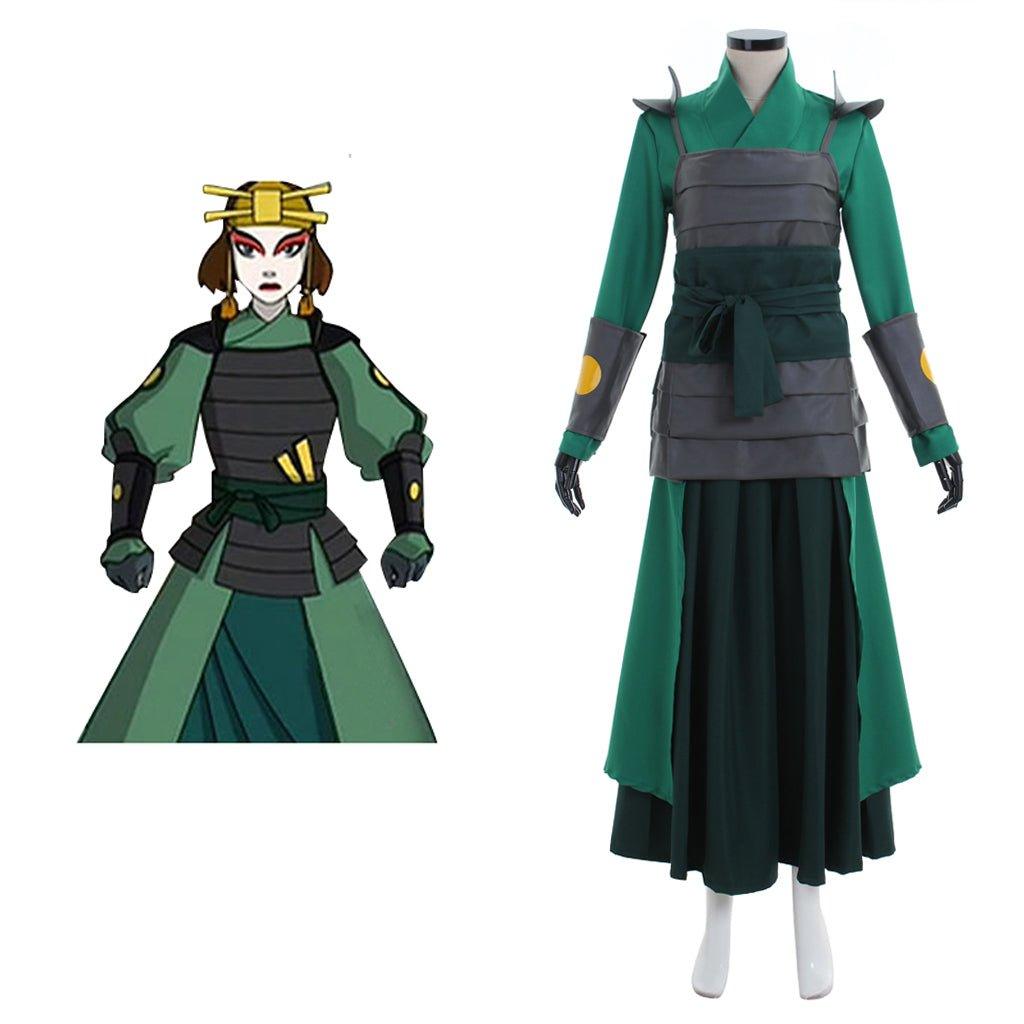 Avatar: The Last Airbender Kyoshi Warrior Cosplay Costume - Coscosmos