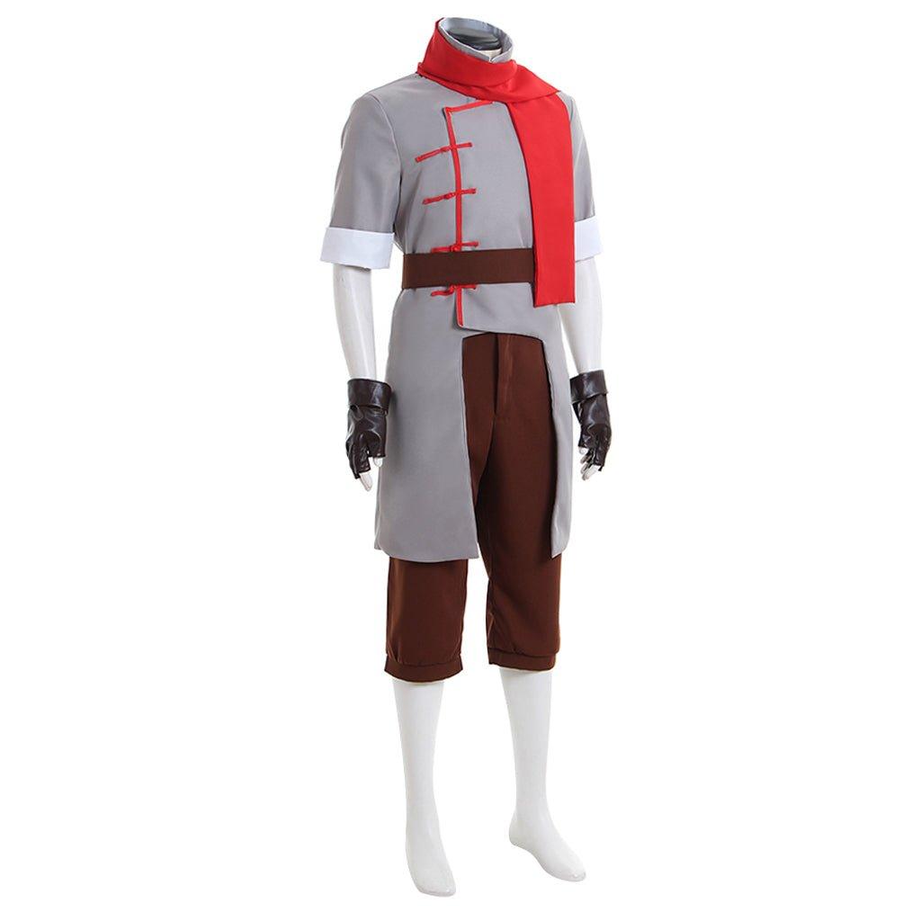 Avatar The Legend of Korra Firebender Mako Cosplay Costume | Authentic Firebending Outfit - Coscosmos