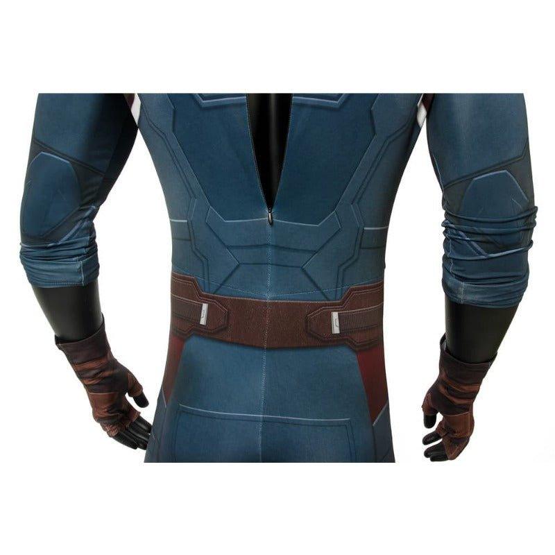 Avengers Infinity War Captain America Cosplay Jumpsuit Costume - Coscosmos