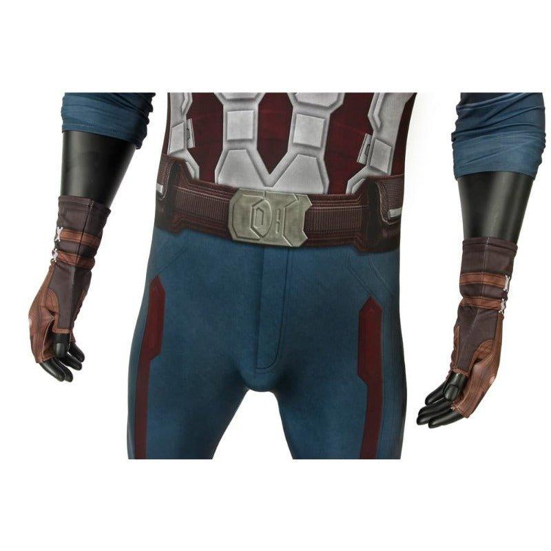 Avengers Infinity War Captain America Cosplay Jumpsuit Costume - Coscosmos