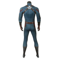 Avengers Infinity War Captain America Cosplay Jumpsuit Costume - Coscosmos