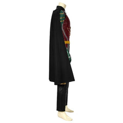 Red Robin Tim Drake Cosplay Costume – Damian Wayne Cape Uniform for Halloween