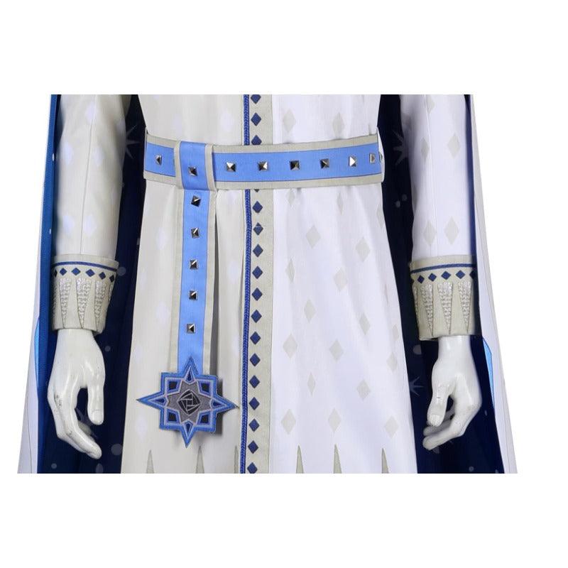 King Magnifico Costume for Men - Rosas Cosplay Cloak, Robe & Belt for Halloween Party