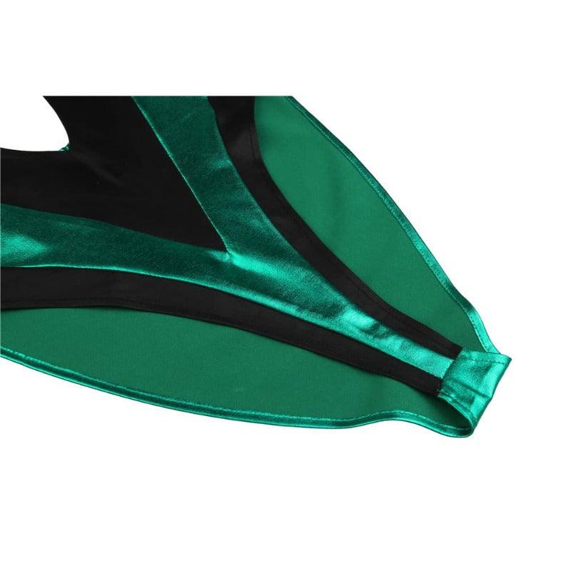 Mortal Kombat X Jade Cosplay Costume - Sexy Blue Battle Tights for Women