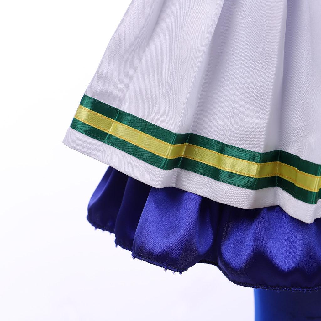 Pretty Derby Cosplay Costume Silence Suzuka Outfit with Headdress