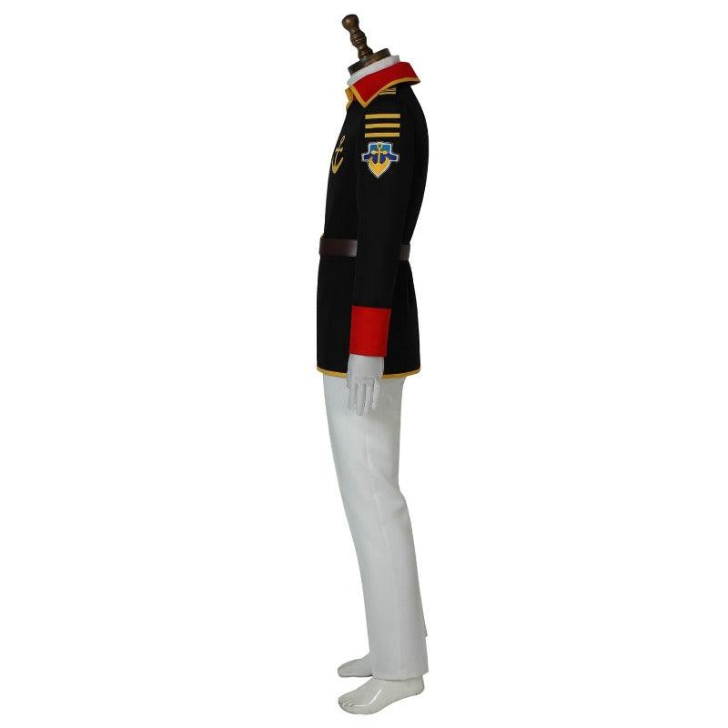 Space Battleship Yamato Juzo Okita Cosplay Costume Halloween Uniform Outfit