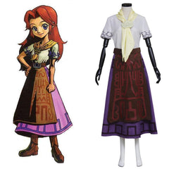 The Legend of Zelda Malon Cosplay Costume - Game Character Outfit for Women