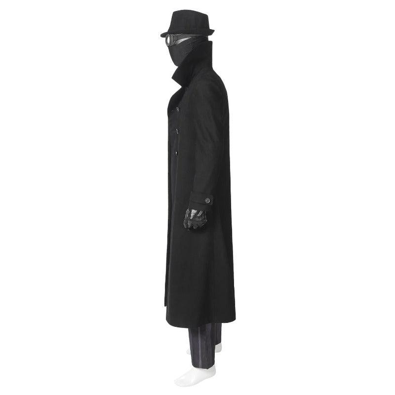 Spiderman Into the Spider-Verse Spider-Man Noir Cosplay Costume with Shoes