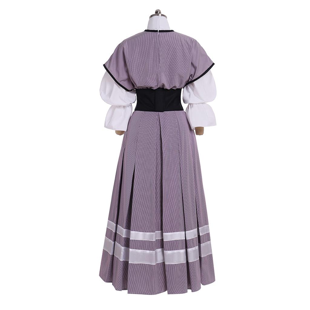 Medieval Victorian Edwardian Colonial Civil War Dress Suit for Women – Tea Party Ball Gown, Custom-Made for Carnival & Events