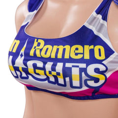 Juliet Starling Cosplay Costume - Lollipop Chainsaw Sexy Top and Skirt Set for Women and Girls