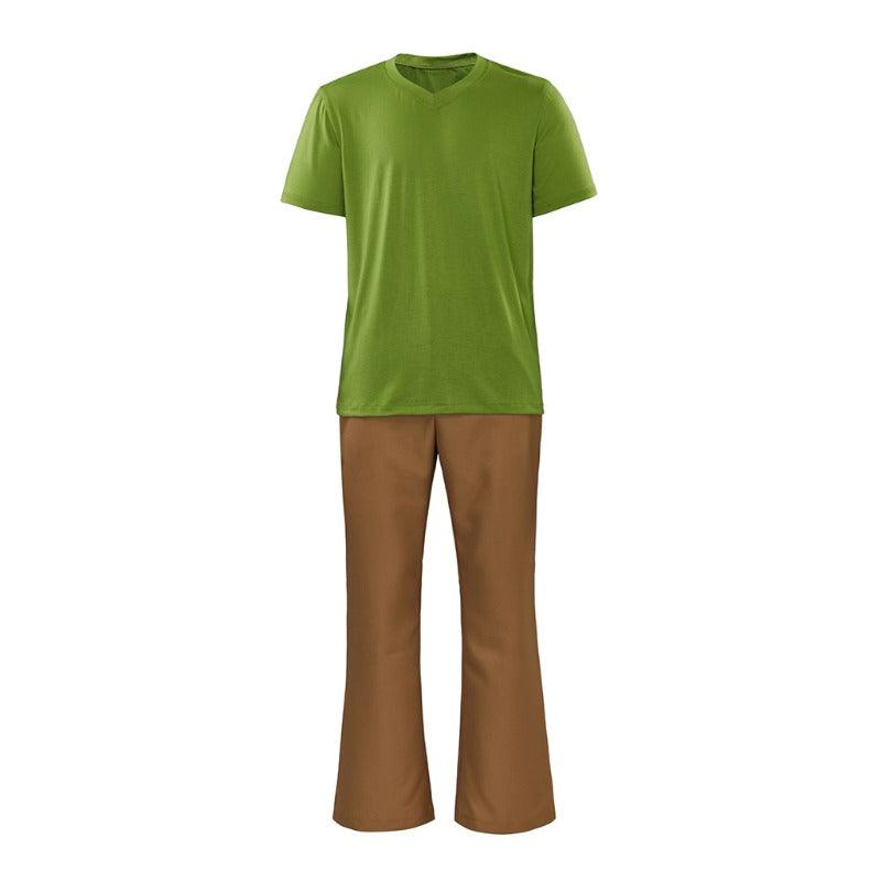 Shaggy Green Costume for Men – Halloween Cosplay Outfit with Shirt & Pants