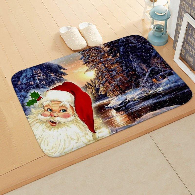 Bathroom absorbent floor mat, toilet door non - slip mat, household foot mat, door mat, toilet toilet carpet - Coscosmos