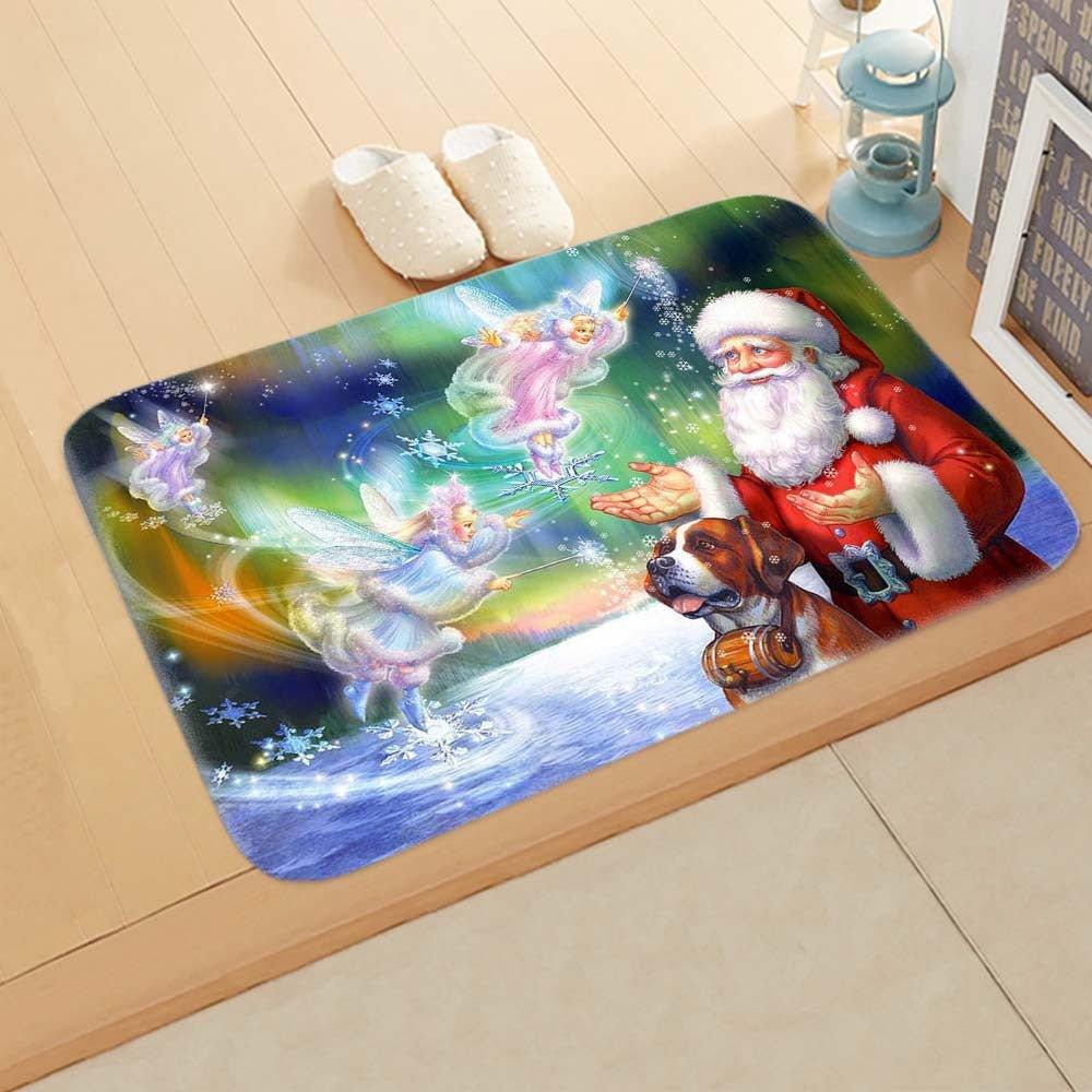 Bathroom absorbent floor mat, toilet door non - slip mat, household foot mat, door mat, toilet toilet carpet - Coscosmos