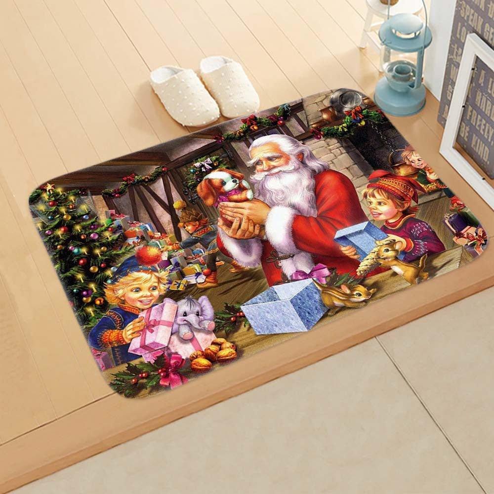 Bathroom absorbent floor mat, toilet door non - slip mat, household foot mat, door mat, toilet toilet carpet - Coscosmos