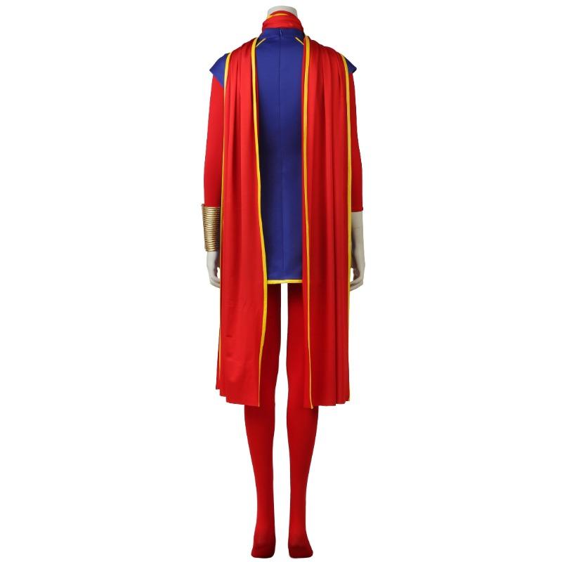 Kamala Khan Cosplay Costume - Women's Jumpsuit & Cloak for Halloween and Parties