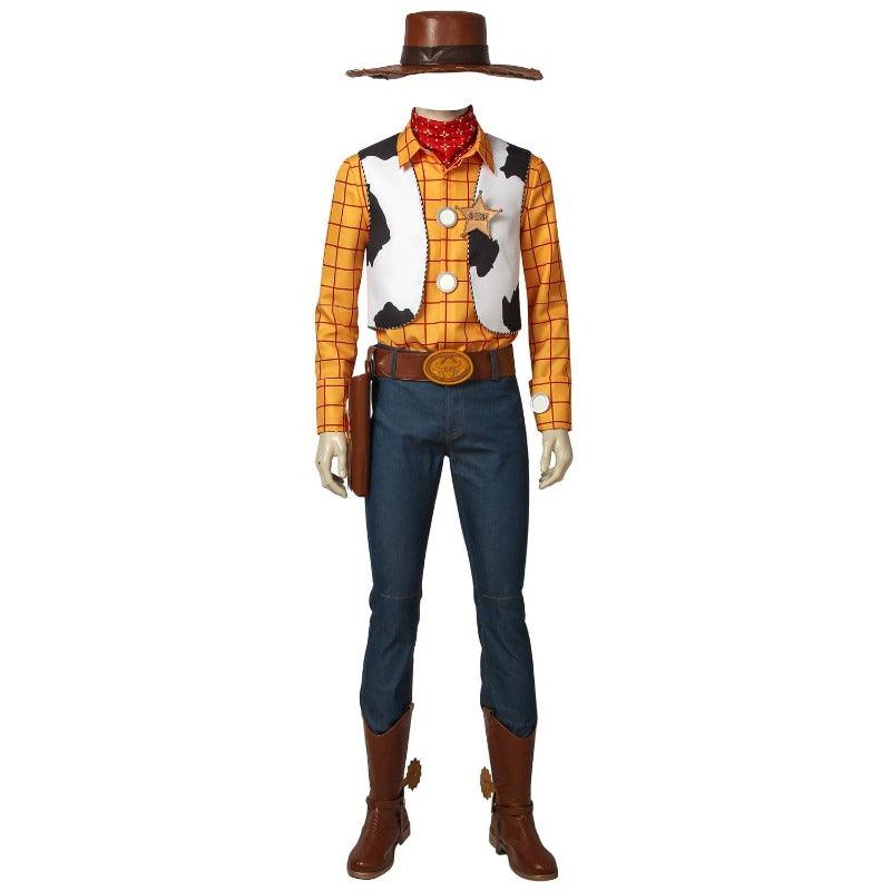 Woody Cowboy Sheriff Costume for Adults - Cosplay Fancy Dress Halloween Outfit