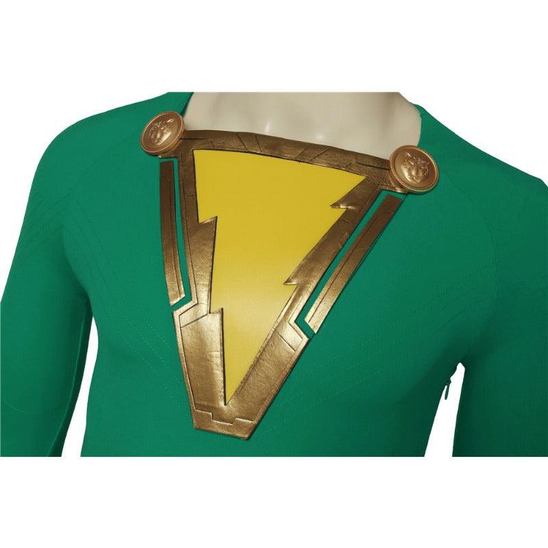 Shazam Green Version Cosplay Costume – Premium Superhero Outfit for Fans