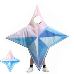 Game Genshin Impact Primogem Cosplay Costume Primogem Cosplay Costume Men Women Uniform Party Cosplay Halloween Full Set